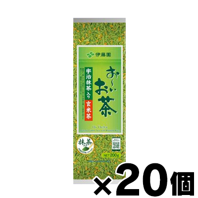 【送料無料！】 伊藤園 おーいお茶 宇治抹茶入り玄米茶　200g×20個　4901085014899*20の通販は 6,980円