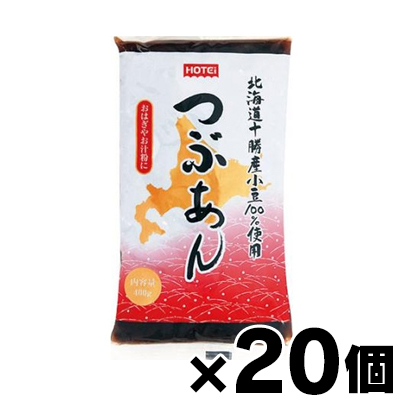 【送料無料!】 ホテイフーズ つぶあん北海道産 400g×20個　4902511013271*20