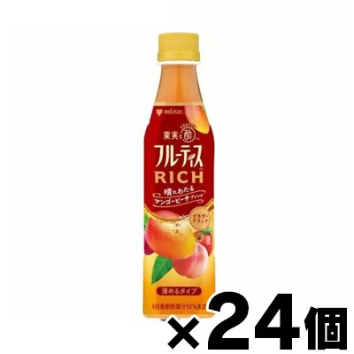 ミツカン フルーティスリッチ マンゴーピーチ 350ml×24本　4902106797050*24