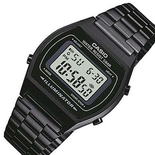 CASIO【カシオ/スタンダード】アラームクロノグラフ レディース腕時計 デジタルモデル  ブラックメタルベルト【海外モデル】B640WB-1A（送の通販はau PAY マーケット - BRIGHT | au PAY マーケット－通販サイト