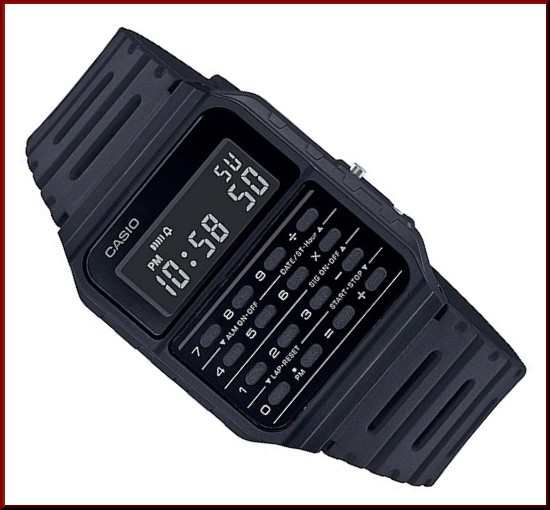 CASIO/Data Bank【カシオ】カリキュレーター ブラック CA-53WF-1B 海外