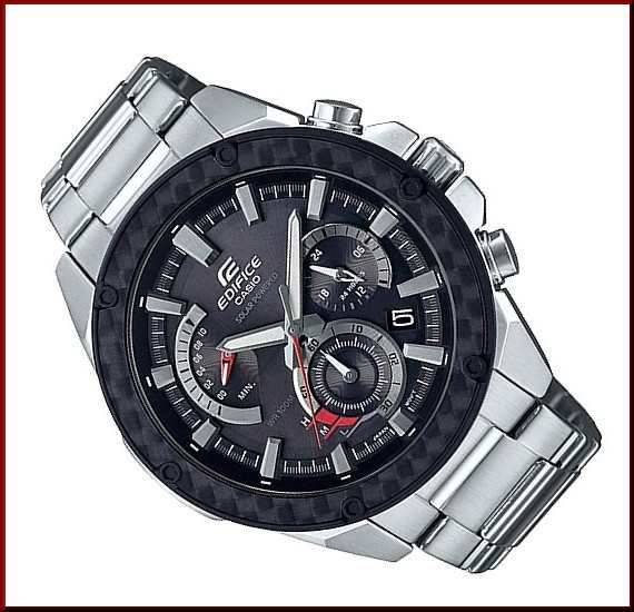 カシオ エディフィス Casio Edifice ソーラー腕時計 メンズ カーボン