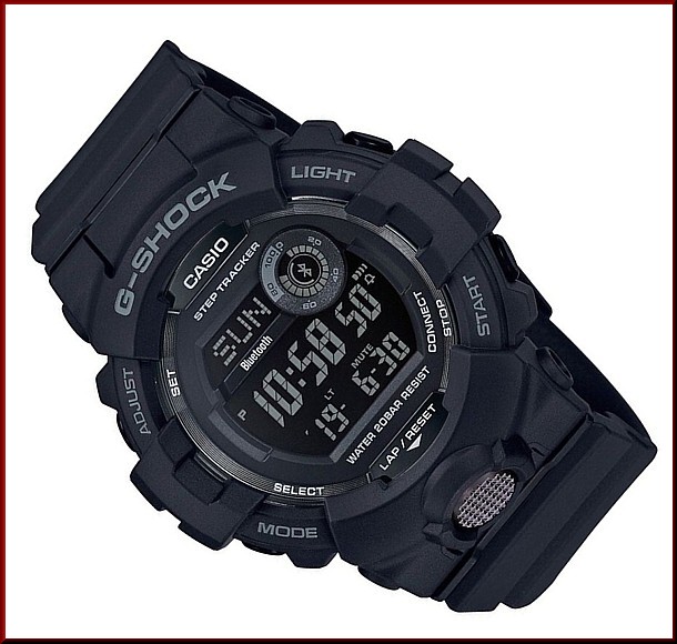カシオ/G-SHOCK【CASIO/Gショック】ジー・スクワット モバイルリンク メンズ腕時計 ブラック 【海外モデル】GBD-800-1B_1
