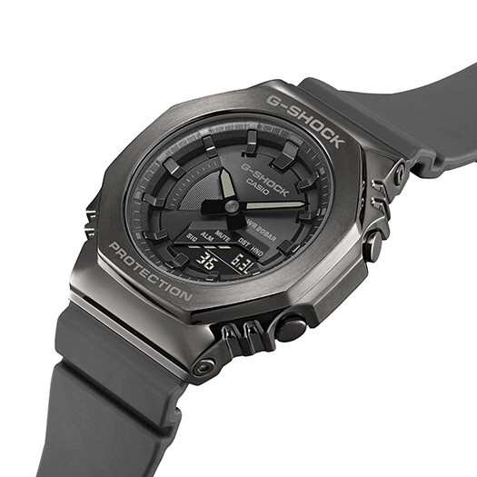 CASIO/G-SHOCK【カシオ/Gショック】メンズ腕時計 メタルケースモデル Sサイズ ガンメタ(海外モデル)GM-S2100B-8A
