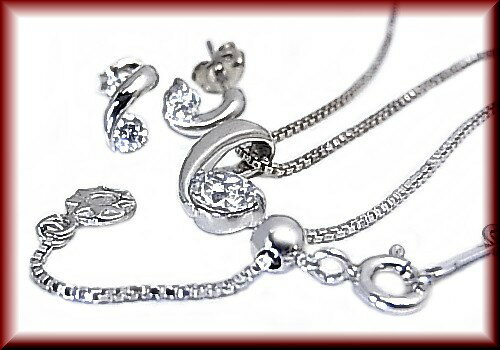 Brilliant Arrow キュービックジルコニア2連ネックレス Brilliant