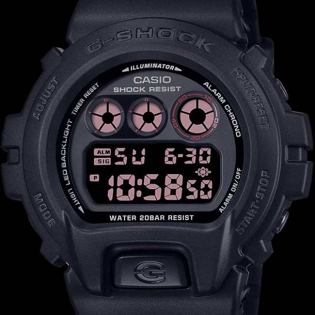 CASIO/G-SHOCK【カシオ/Gショック】メンズ腕時計 マットブラック レッドアイ(国内正規品)DW-6900UMS-1JFの通販は
