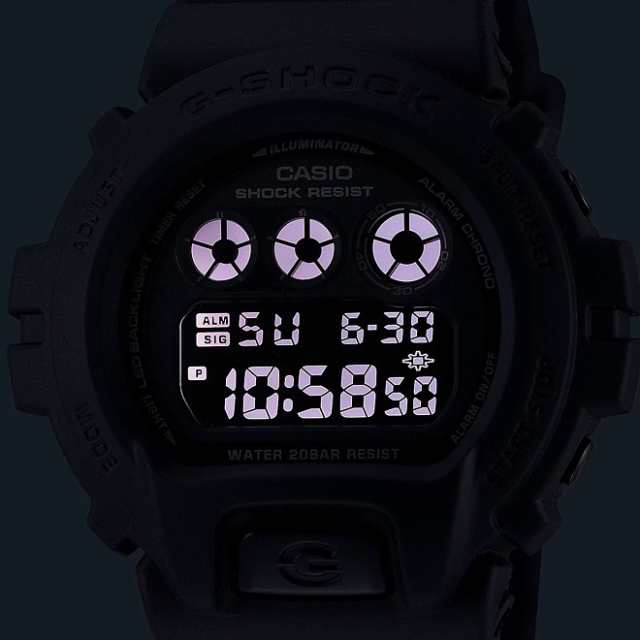CASIO/G-SHOCK【カシオ/Gショック】メンズ腕時計 マットブラック レッドアイ(国内正規品)DW-6900UMS-1JFの通販は