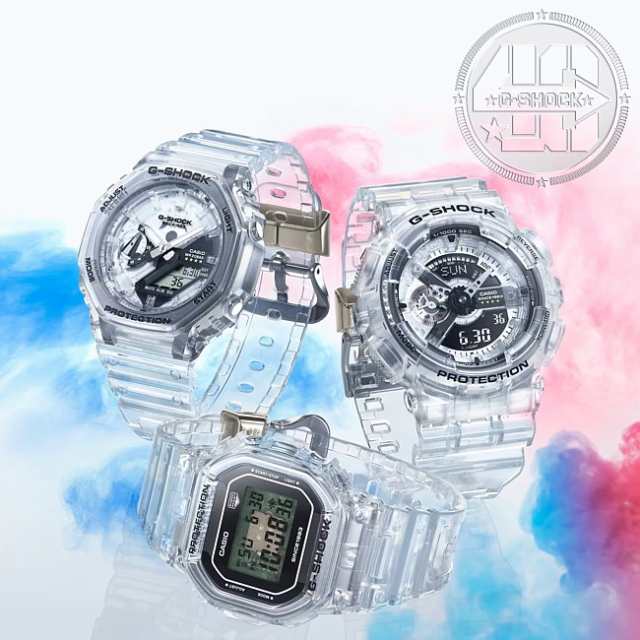 G shock hotsell casio clear