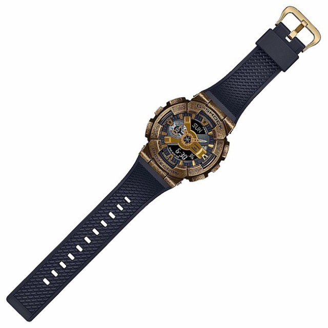 CASIO/G-SHOCK【カシオ/Gショック】メンズ腕時計 アナデジ メタルケースモデル アンティークゴールド  GM-110VG-1A9JR(国内正規品)
