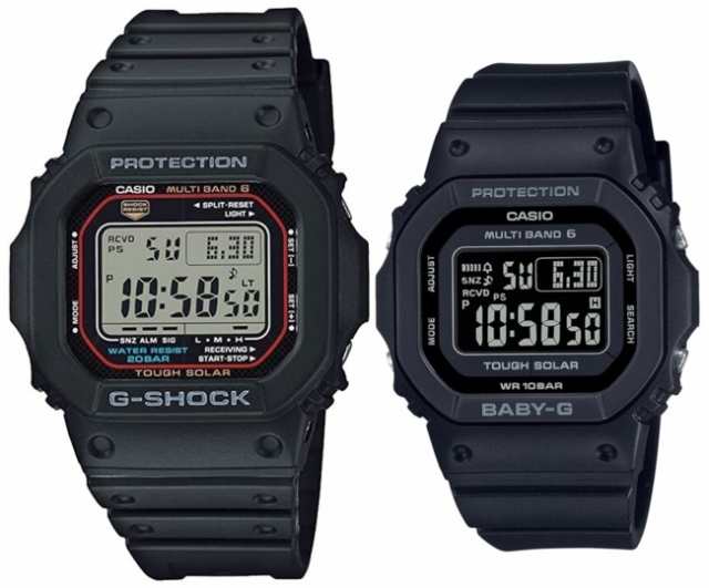 カシオ/G-SHOCK【CASIO/BABY-G】ペアウォッチ ソーラー電波腕時計