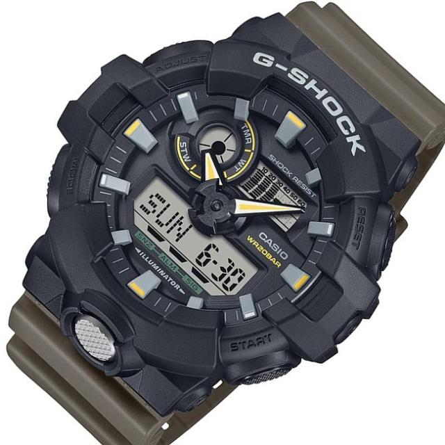 CASIO/G-SHOCK【カシオ/Gショック】アナデジモデル メンズ腕時計 GA-710TU-1A3JF Two tone utility colors(国内正規品)