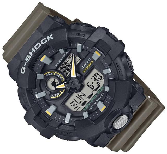 CASIO/G-SHOCK【カシオ/Gショック】アナデジモデル メンズ腕時計 GA-710TU-1A3JF Two tone utility colors(国内正規品)_1