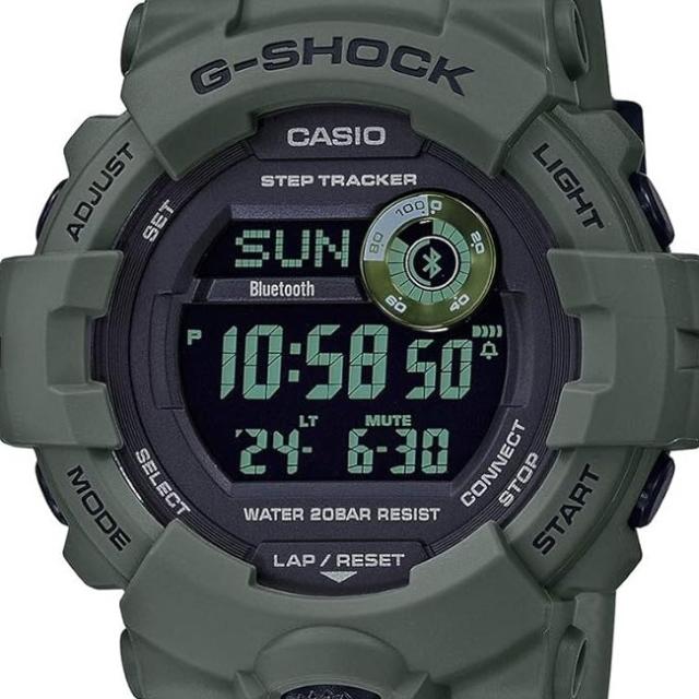 CASIO/G-SHOCK【カシオ/Gショック】ジースクワット スマホリンク デジタルモデル メンズ腕時計 グリーン GBD-800UC-3 海外モデル_3
