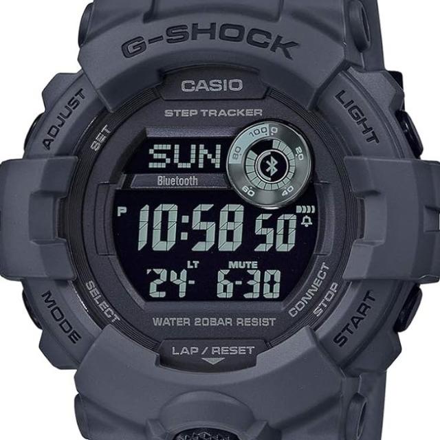 CASIO/G-SHOCK【カシオ/Gショック】ジースクワット スマホリンク デジタルモデル メンズ腕時計 グレー GBD-800UC-8 海外モデル_3