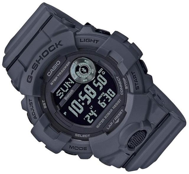 CASIO/G-SHOCK【カシオ/Gショック】ジースクワット スマホリンク デジタルモデル メンズ腕時計 グレー GBD-800UC-8 海外モデル_1