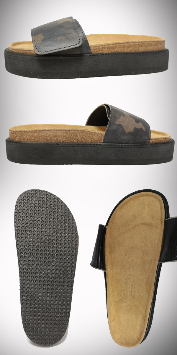 PADRONE パドローネ VELCRO SHOWER SANDALS サンダル (CAMOUFLAGE)　迷彩 カモフラ ARCOLLETTA PADRONE アルコレッタ パドローネ_2