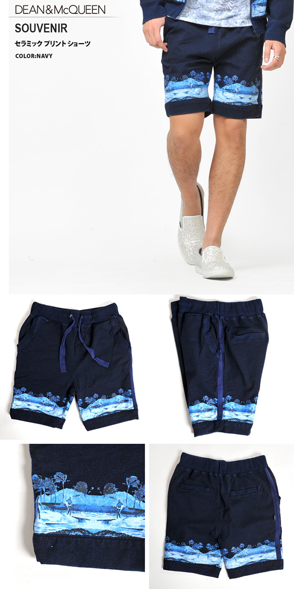 DEAN&McQUUEN(ディーン&マックイーン) セラミックプリントショーツ