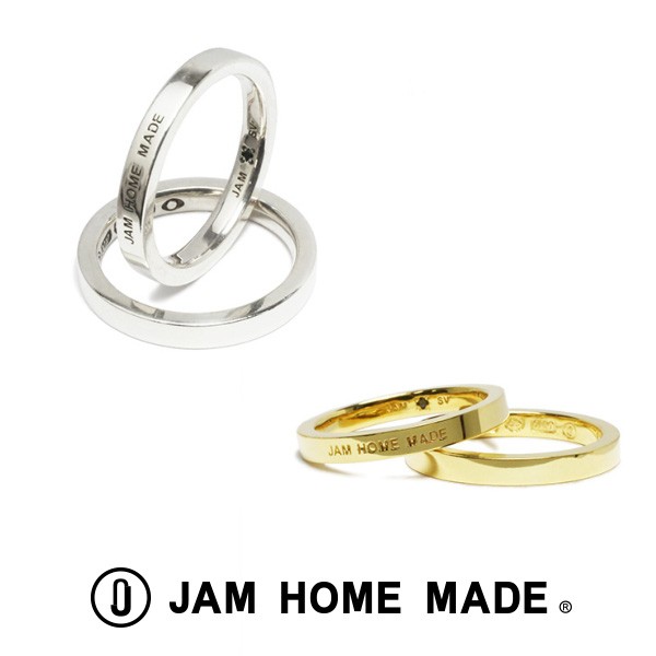 JAM HOME MADE(ジャムホームメイド)FLAT DOUBLE DIAMOND RING M -SILVER- -GOLD- リング 指輪 メンズの通販は