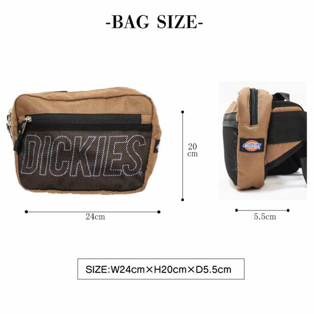 ショルダーバック Dickies ディッキーズ BAG ボディバッグ ウエストバッグ ウエストポーチ ショルダー 斜め掛け 軽量 コンパクト  メンズ｜au PAY マーケット