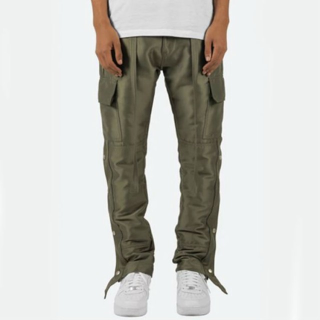 mnml(ミニマル) SNAP ZIPPER CARGO PANTS Olive 裾ZIP black カーゴパンツ ボトムス パンツ ブランド B系  ヒップホップ ミリタリー｜au PAY マーケット