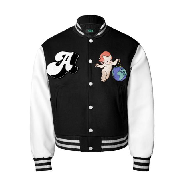 【正規品】A FEW GOOD KIDS アフュードグッドキッズ AFGK WOOL JKT スタジャン メンズ レディース ユニセックス ジャケット ストリート ヒップホップ おしゃれ ブランド ラッパー バレンタイン ギフト プレゼント 誕生日 送料無料 冬服 冬物 afgk_1
