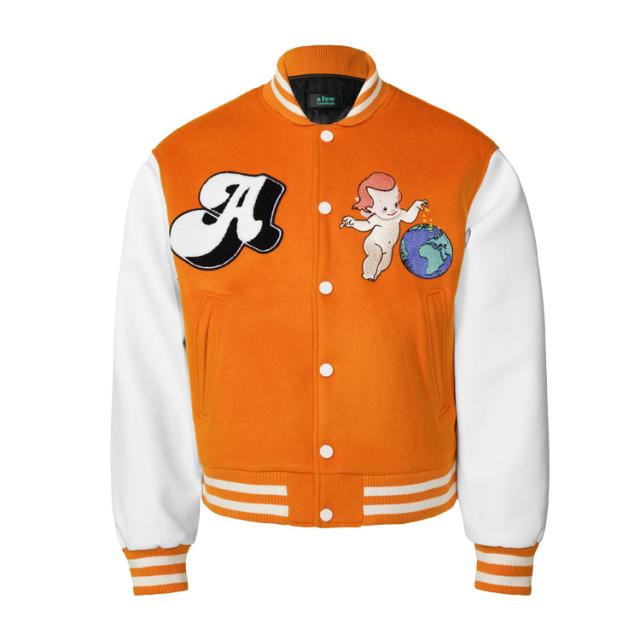 【正規品】A FEW GOOD KIDS アフュードグッドキッズ AFGK WOOL JKT スタジャン メンズ レディース ユニセックス ジャケット ストリート ヒップホップ おしゃれ ブランド ラッパー バレンタイン ギフト プレゼント 誕生日 送料無料 冬服 冬物 afgk_3