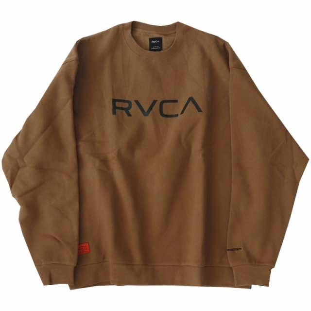 RVCA ルーカ メンズ BIG RVCA CR トレーナー スウェット 裏起毛 ロゴ ベーシック レディース トップス カジュアル 部屋着 ルームウェア 