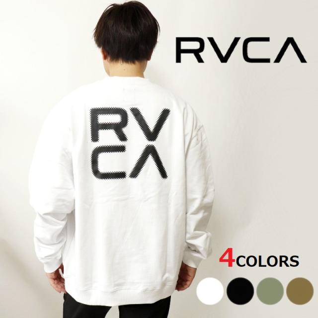 RVCA（ルーカ）FORMING RVCA CREW トレーナー スウェット メンズ レディース ユニセックス カジュアル スポーツ おしゃれ ブランド サーフ ストリート S-XL ギフト プレゼント 秋冬 部屋着 ルーズ オーバーサイズ