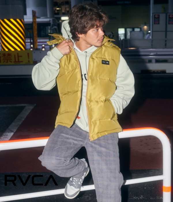 RVCA ルーカ 中綿ベスト メンズ ダウンベスト 秋冬 防寒 アウター ジャケット ジレ カジュアル ストリート スポーツ ブランド