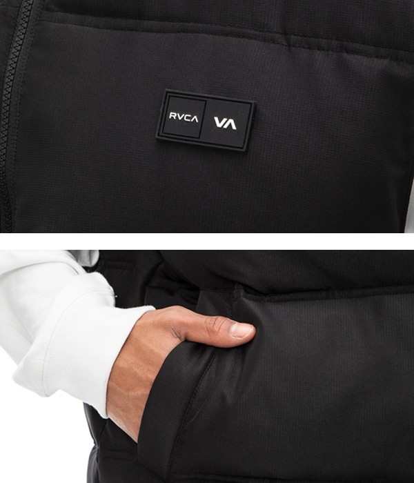 RVCA ルーカ 中綿ベスト メンズ ダウンベスト 秋冬 防寒 アウター ジャケット ジレ カジュアル ストリート スポーツ ブランド