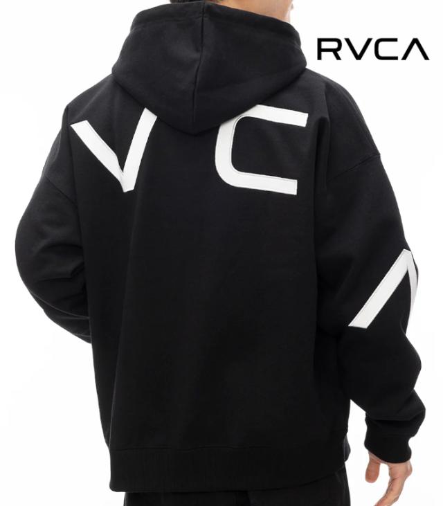 RVCA ルーカ ジップパーカー ユニセックス スウェット オーバーサイズ フーディ ルーズシルエット カジュアル ストリートの通販は