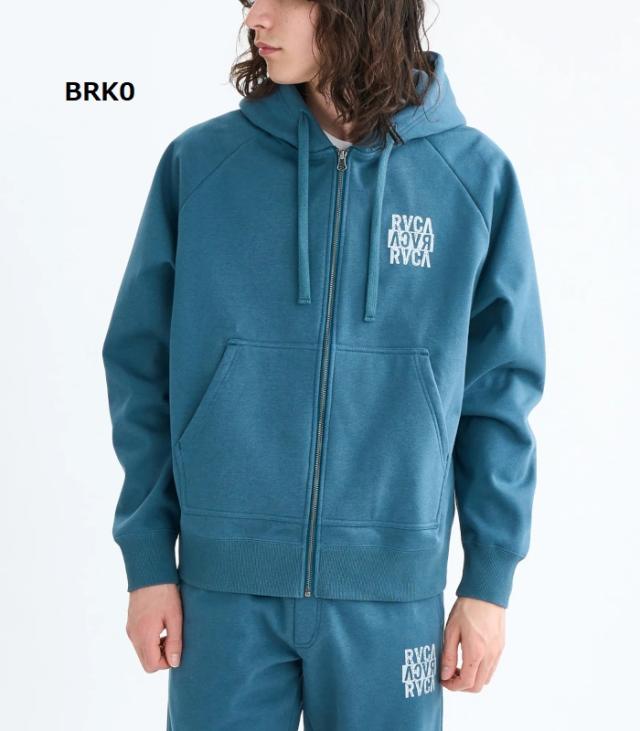 RVCA ルーカ NEW STCK ZIP WRWB HD パーカー スウェット 男性 フーディ カジュアル スポーツ ルームウェア ジャージ 部屋着_1