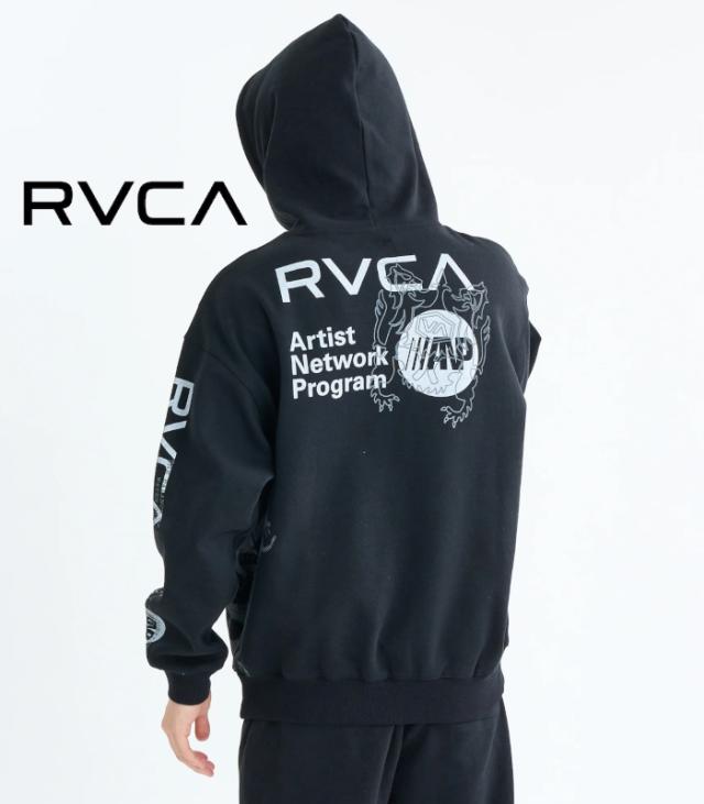 RVCA ルーカ OVER PRINT HD パーカー スウェット 男性 フーディ カジュアル スポーツ ルームウェア ジャージ 部屋着