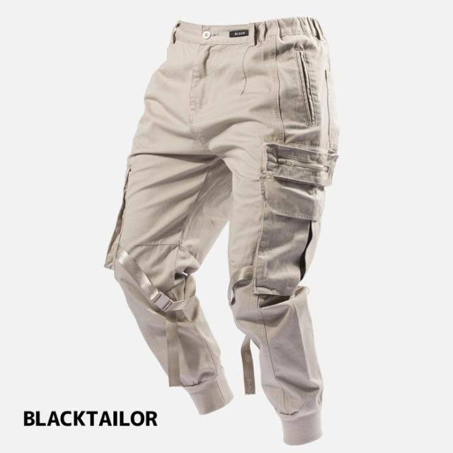BLACK TAILOR ブラックテイラー C1 CARGO SAND スト系 ストリート ベージュ サンド カーゴパンツ ジョガーパンツ メンズ ファッションの通販は
