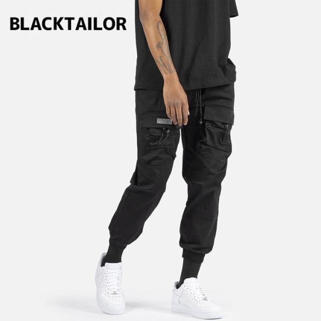 BLACKTAILOR ブラックテイラー C39 CARGO BLACK カーゴパンツ メンズ レディース ミリタリーパンツ ワークパンツ ズボン パンツ ブラック 黒 ダンス カジュアル おしゃれ オールシーズン