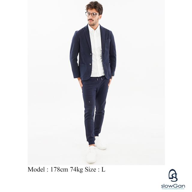 SLOWGAN スローガン テーラードジャケット＆パンツセット セットアップ