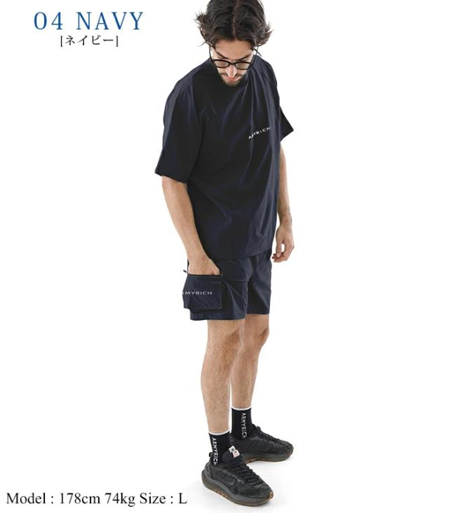 ARMYRICH アーミーリッチ セットアップ ストレッチナイロン メンズ 上下セット 男性 カジュアル スポーツ Tシャツ ショートパンツ ルームウェア_11