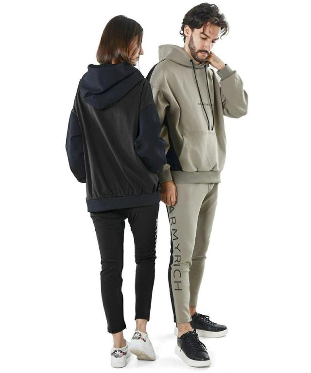 ARMYRICH アーミーリッチ ナイロン切替ボンディングオーバーサイズセットアップ カジュアル おしゃれ メンズコーデ ファッション