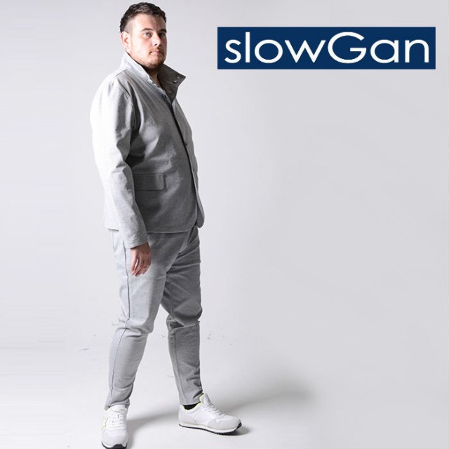 SLOWGAN スローガン レイズドネックセットアップ XL XXL XXXL 3L 4L 5L