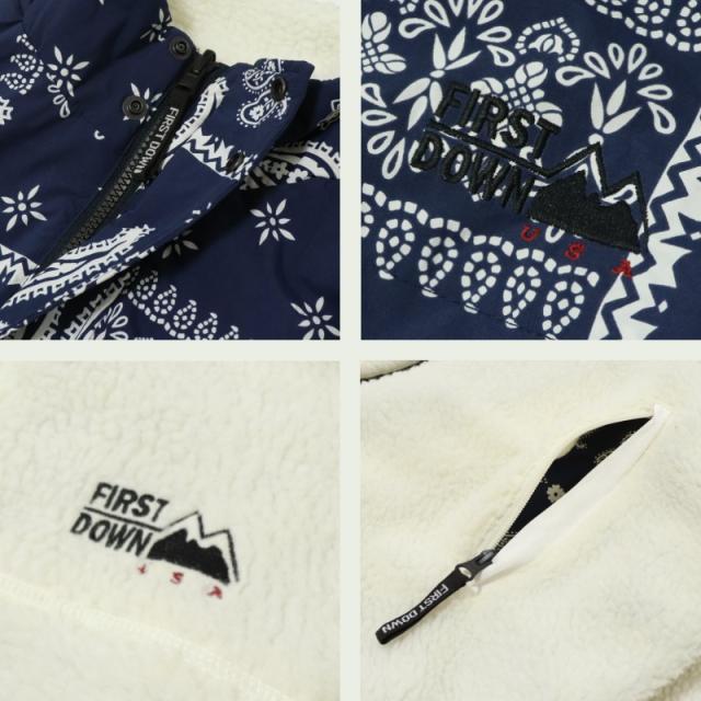 FIRST DOWN(ファーストダウン)REVERSIBLE BOA JKT リバーシブル ボア