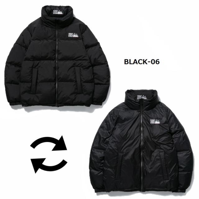 FIRST DOWN ファーストダウン バブルダウンジャケット リバーシブル BUBBLE DOWN JACKET アウター 防寒 冬 ユニセックス カジュアル スポーツの通販は