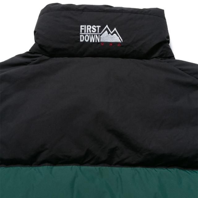 FIRST DOWN ファーストダウン バブルダウンジャケット リバーシブル BUBBLE DOWN JACKET アウター 防寒 冬 ユニセックス カジュアル スポーツの通販は