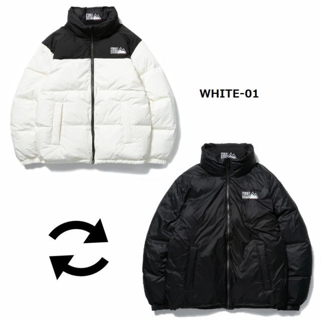FIRST DOWN ファーストダウン バブルダウンジャケット リバーシブル BUBBLE DOWN JACKET アウター 防寒 冬 ユニセックス カジュアル スポーツの通販は