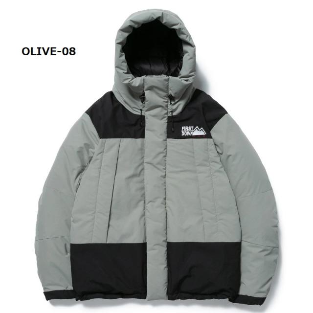 FIRST DOWN ファーストダウン ラップダウンパーカー WRAP DOWN PARKA