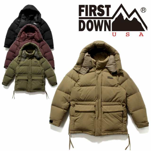 ファーストダウン FIRST DOWN TEIJIN STRETCH DOWN RETRO JACKET ダウンジャケット レトロ ジャケット アウター メンズ 防寒 帝人 アウト