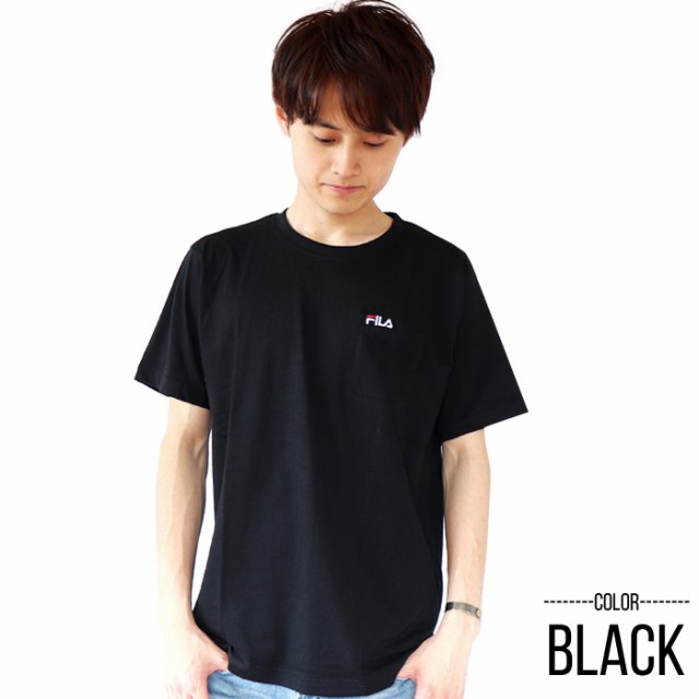 送料無料 Fila フィラ Tシャツ メンズ 半袖 夏 Men S ポケット付き