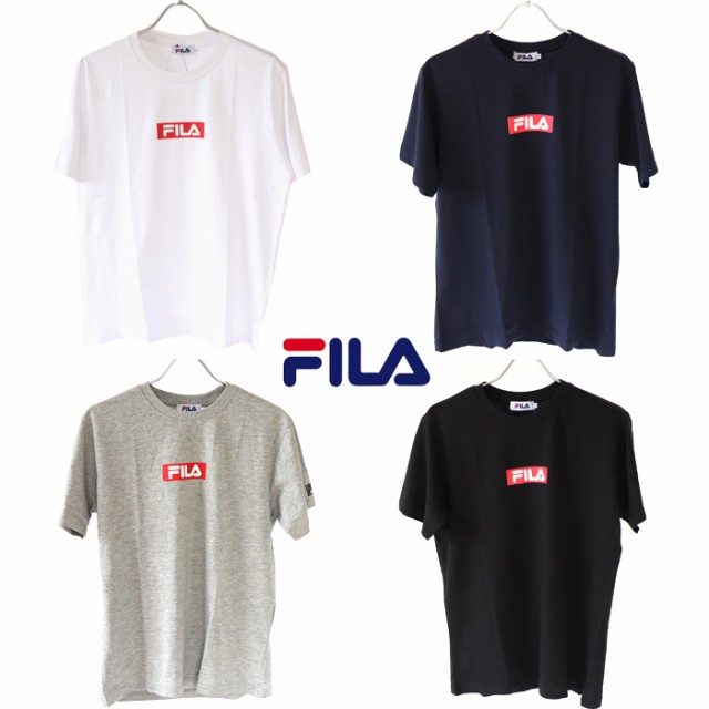 送料無料 Fila フィラ Tシャツ メンズ 半袖 夏 ボックスロゴプリントt