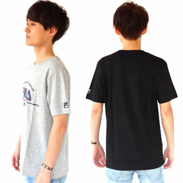 送料無料 FILA フィラ Tシャツ メンズ 半袖 夏 Men's デザインプリント