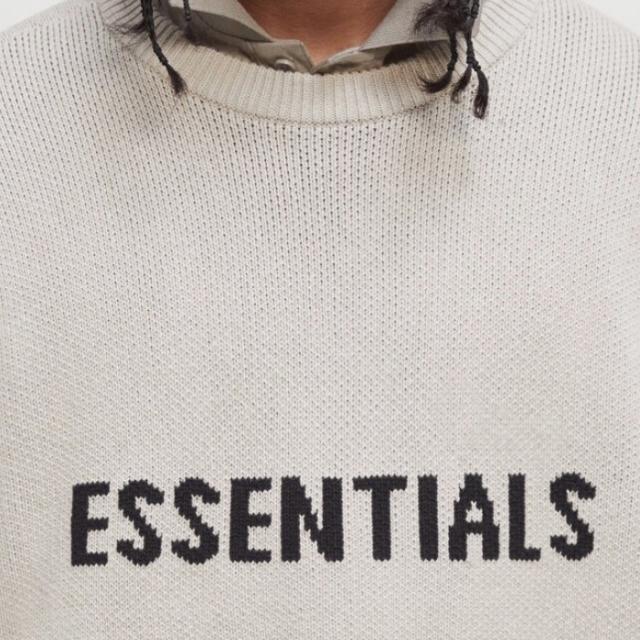 エフオージーエッセンシャルズ FOG ESSENTIALS FRONT LOGO CREW KNIT ニット メンズ トップス セーター エッセンシャルズ パクサン 長袖 クルーネック ユニセックス_4