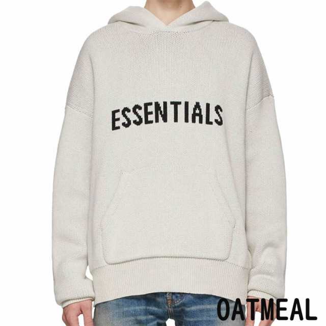 essentials LOGO KNIT エッセンシャルズ ロゴニット Lサイズ